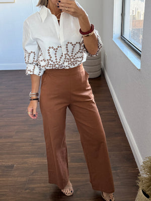 Two-Piece Linen Chic Set