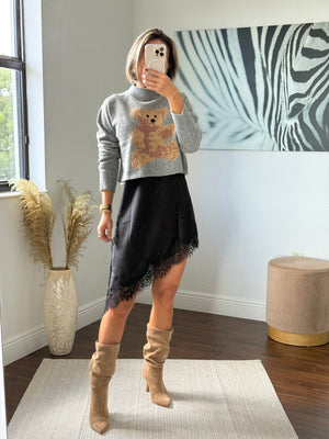 Crop bear Sweater