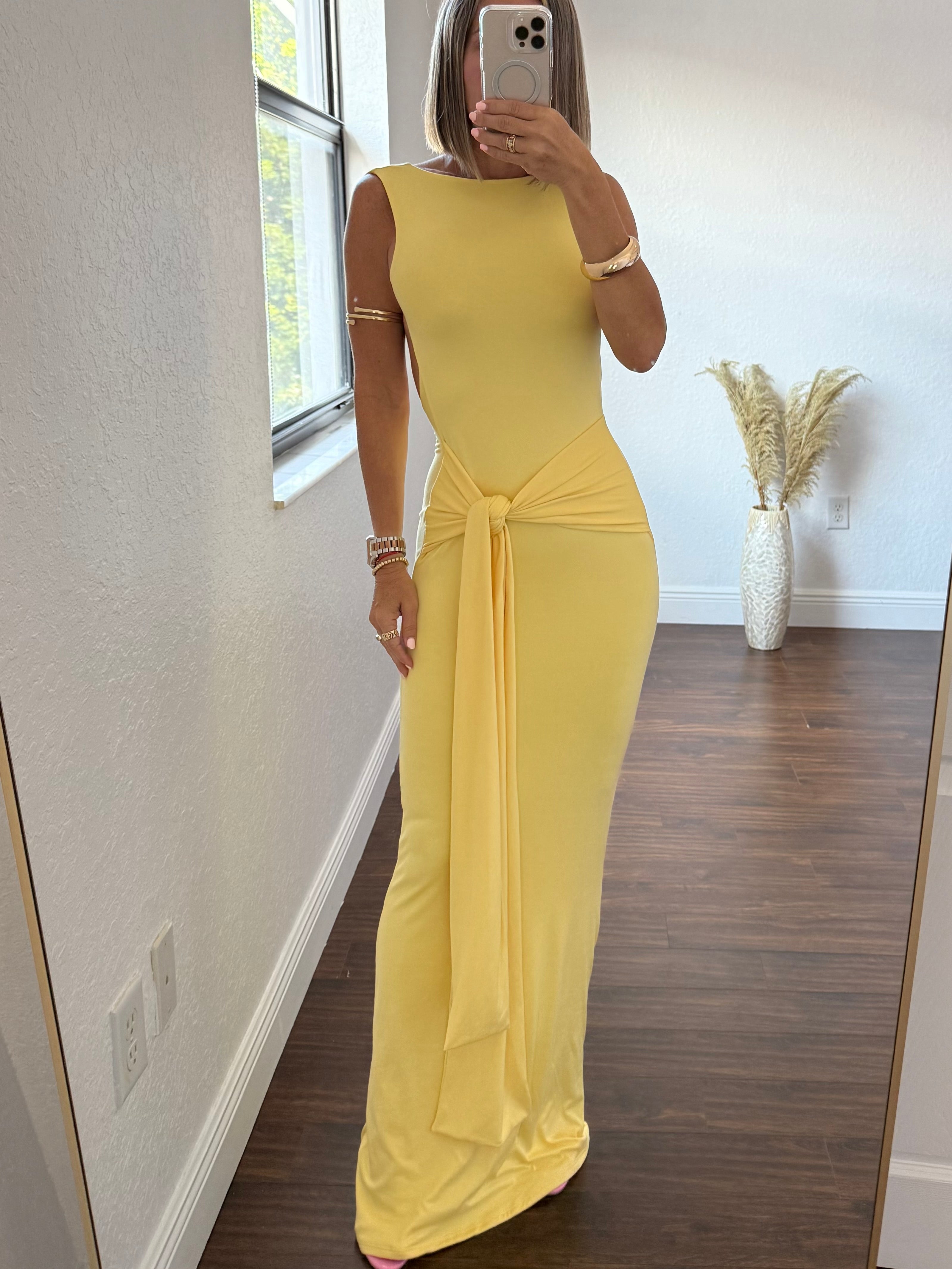 Yellow Maxi Dress – Effortless Comfort & Style