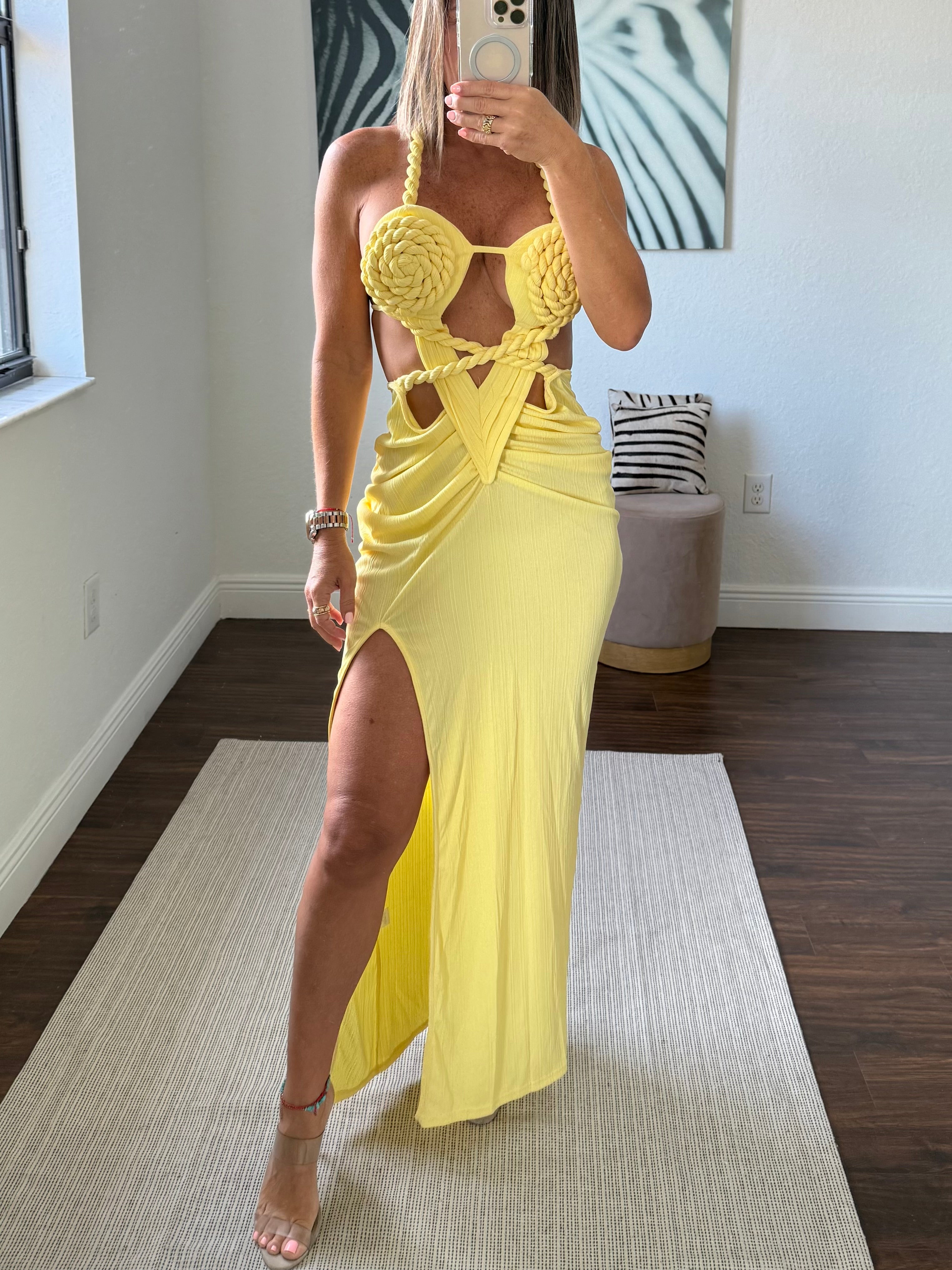 Yellow chic    dress