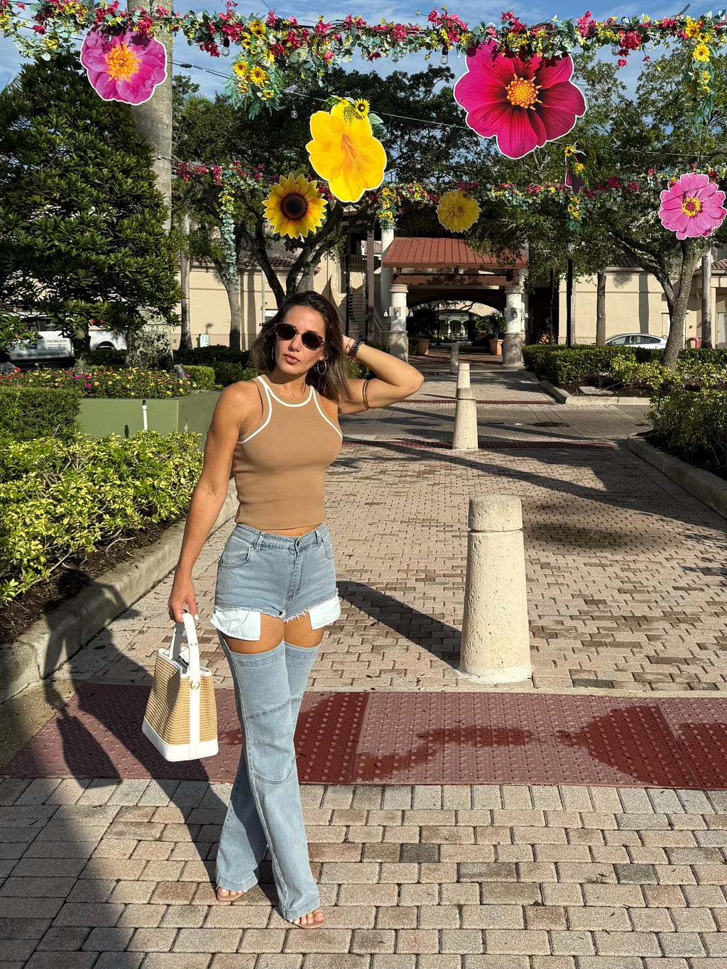 cut out jeans