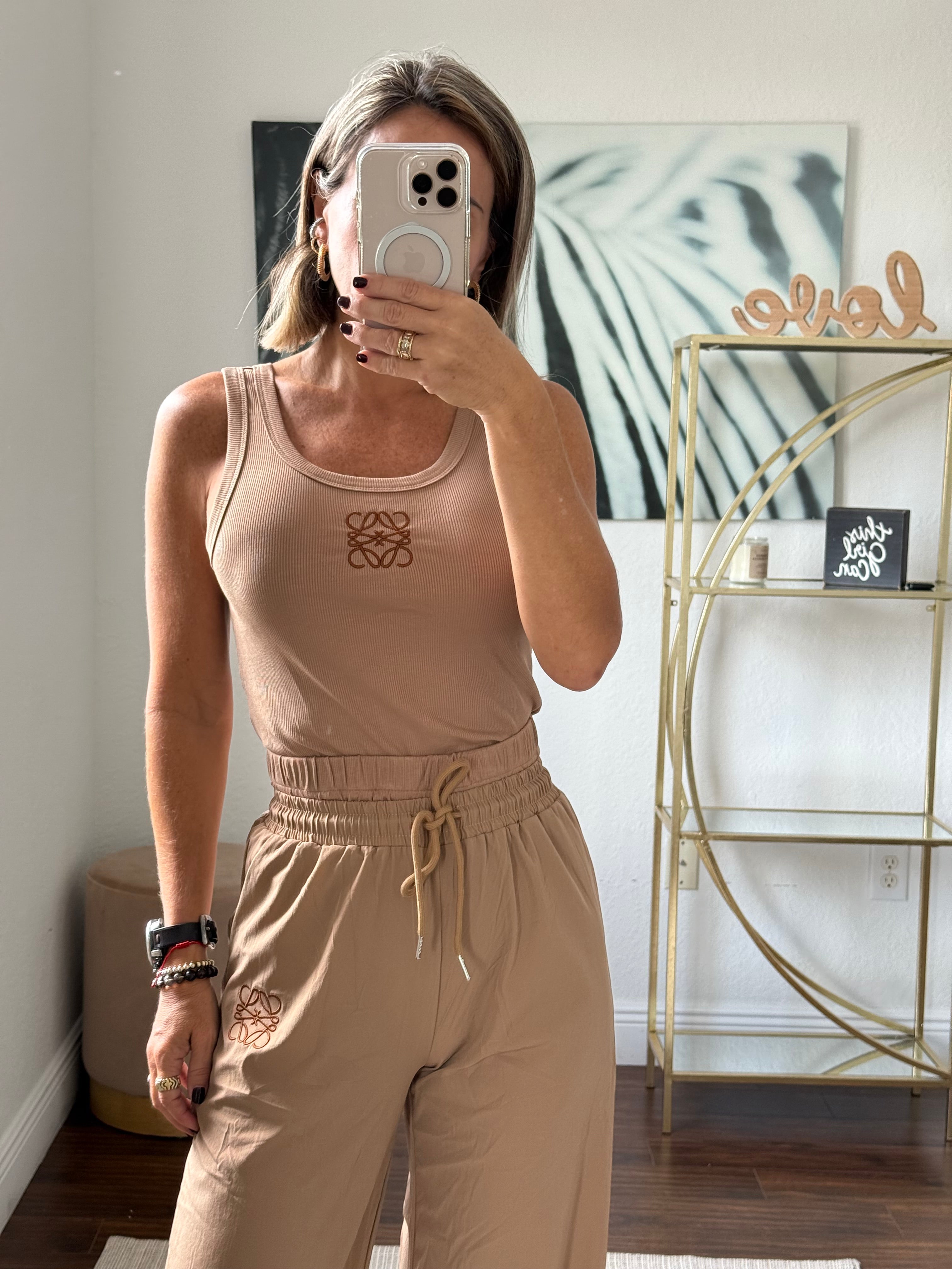 Lightweight Lycra Two-Piece Set – Modern & Chic