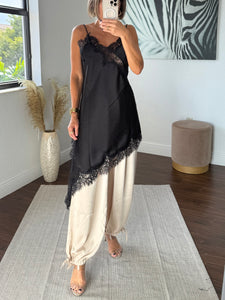 Lace & Satin Allure Top
