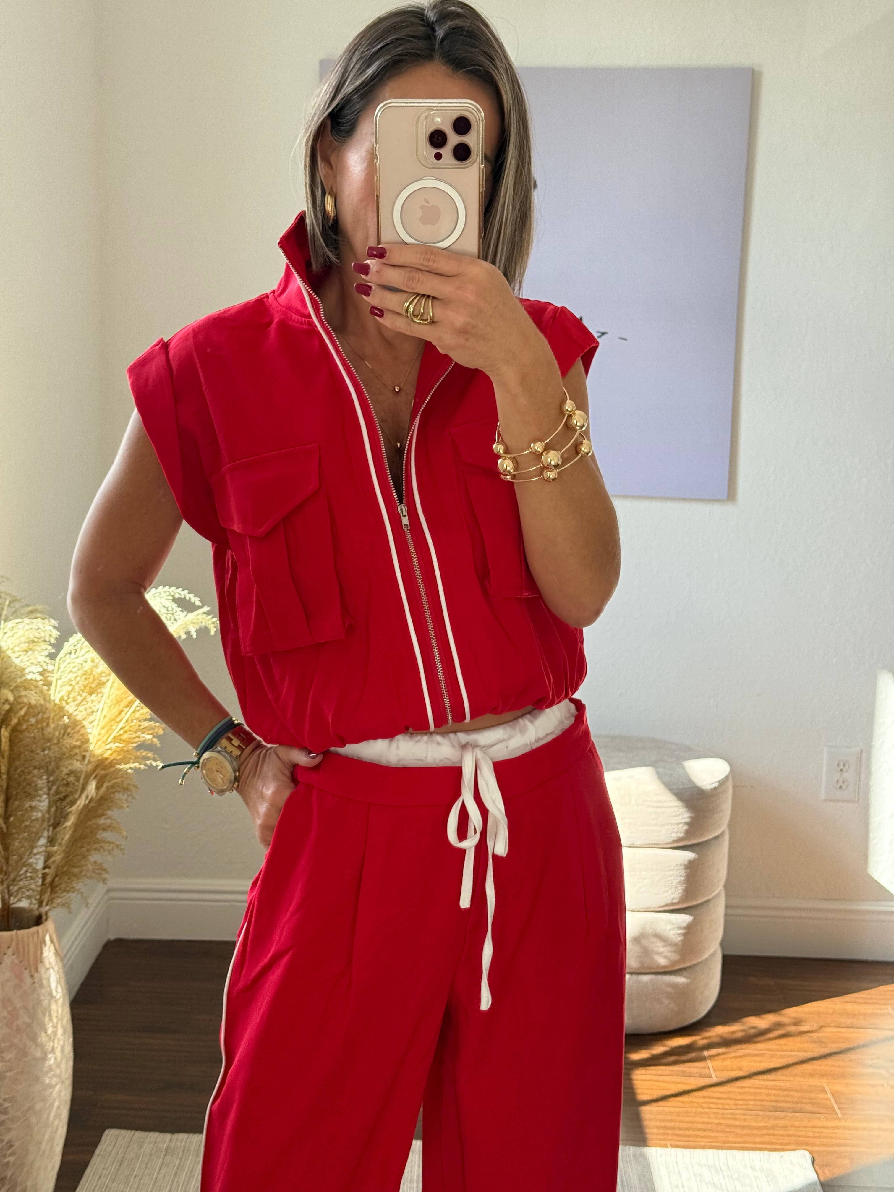 Cozy-Chic Double Waistband Set