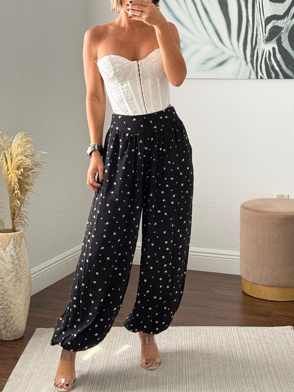 Polka Dot balloon Pants