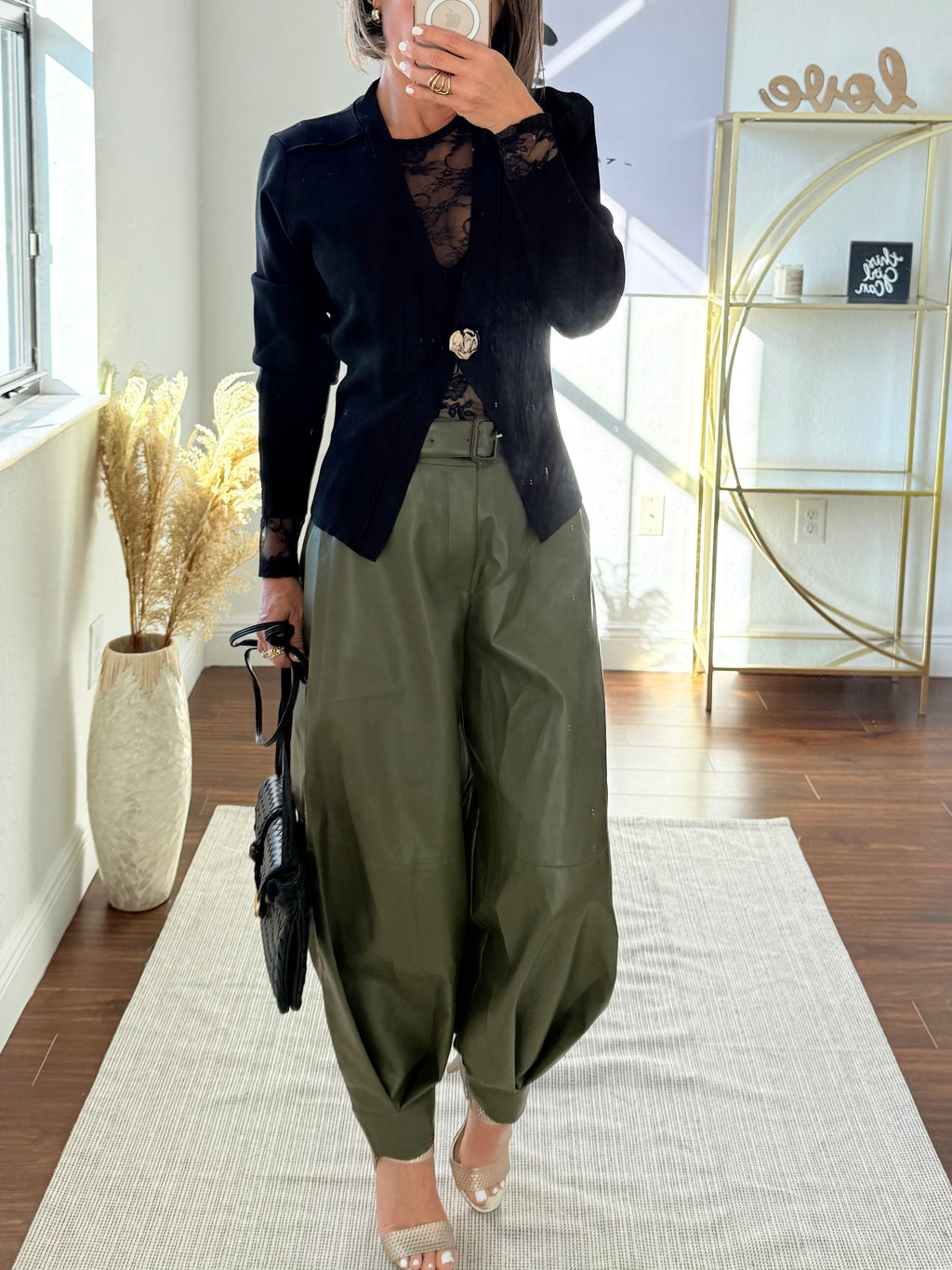 Black golden  Detail  Sweater