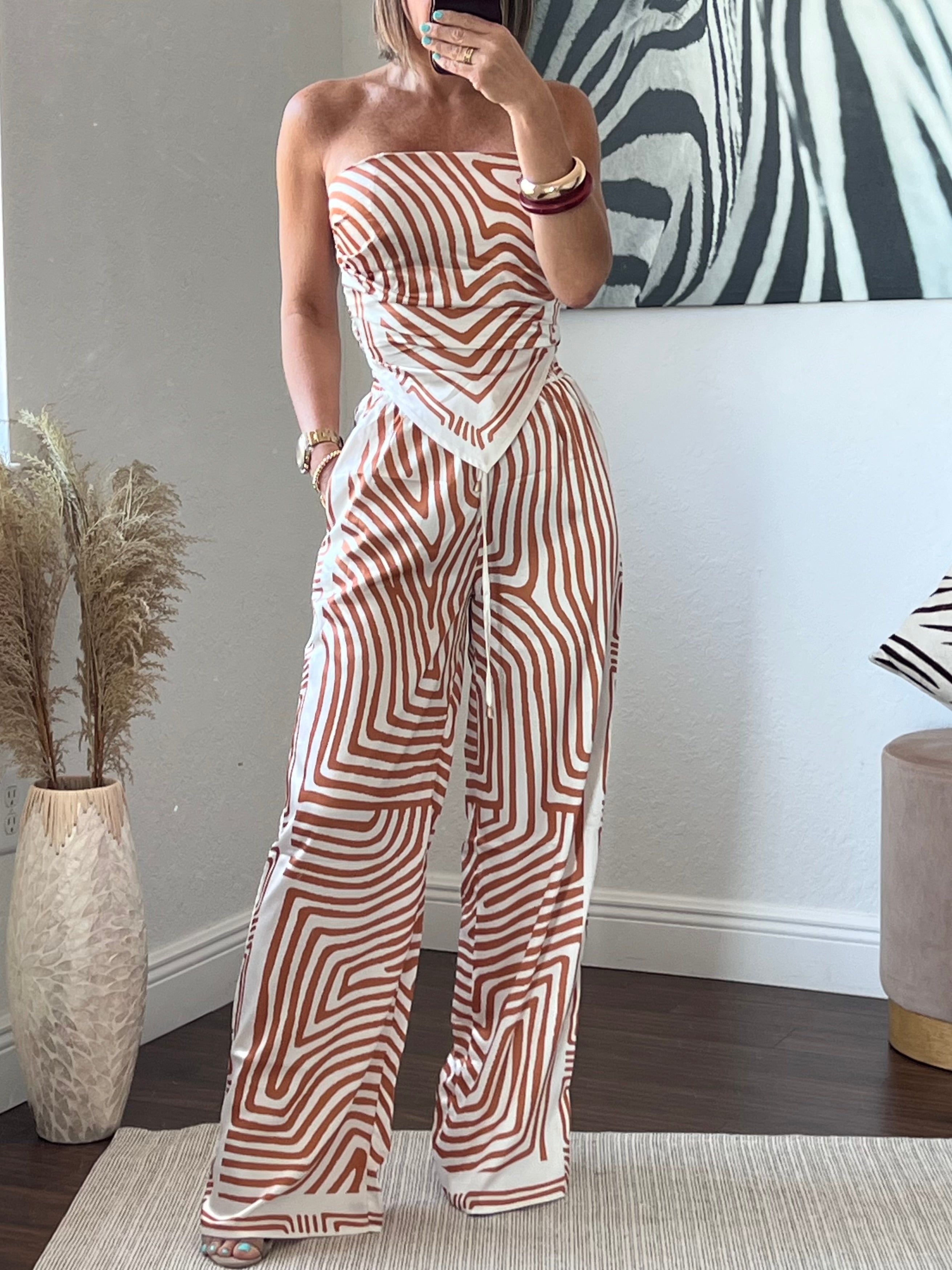Luxe Satin Pant   set