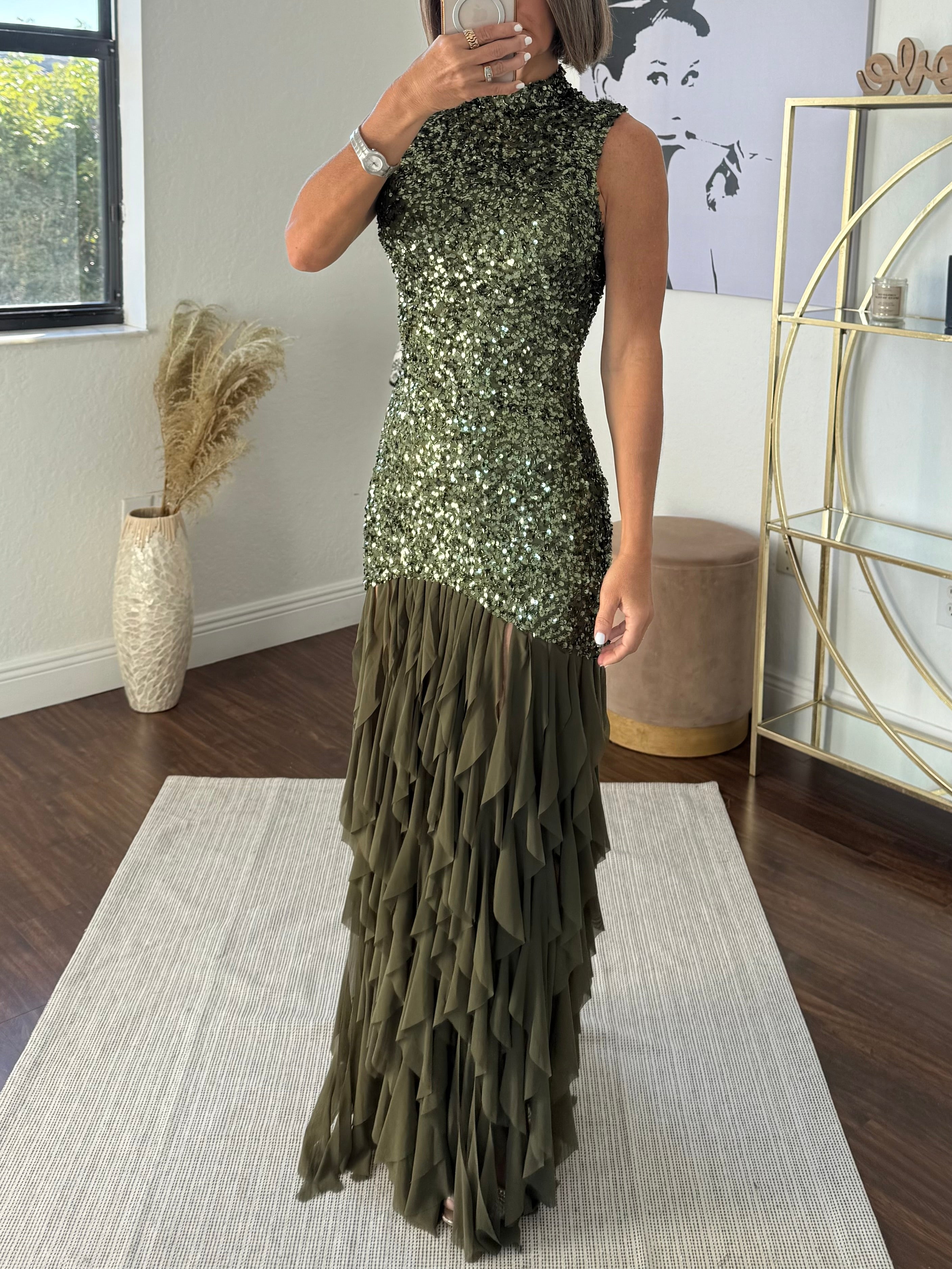 Mystic Sparkle Sequin & Tulle Dress