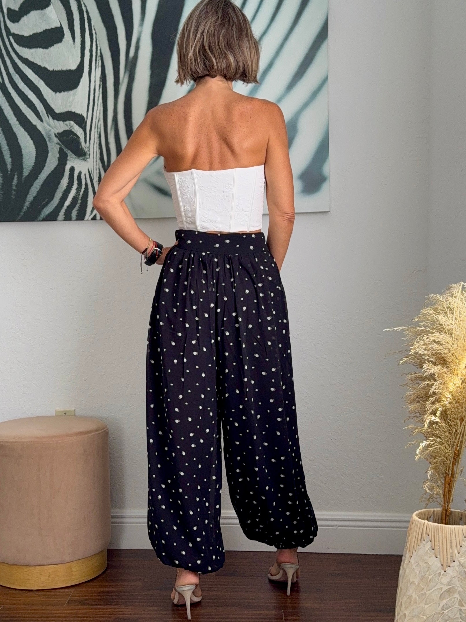 Polka Dot balloon Pants
