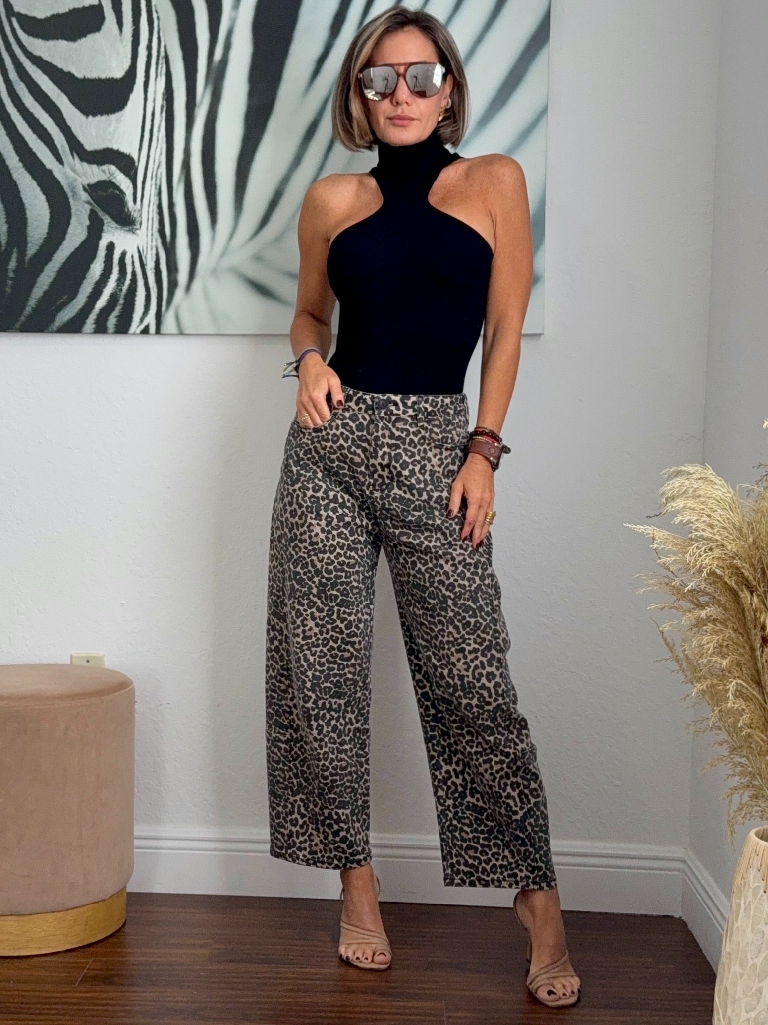 Wild Barrel Denim – Animal Print Pants