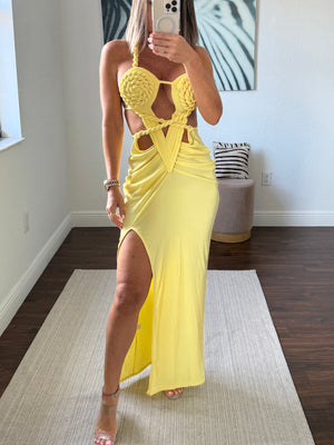 Yellow chic    dress
