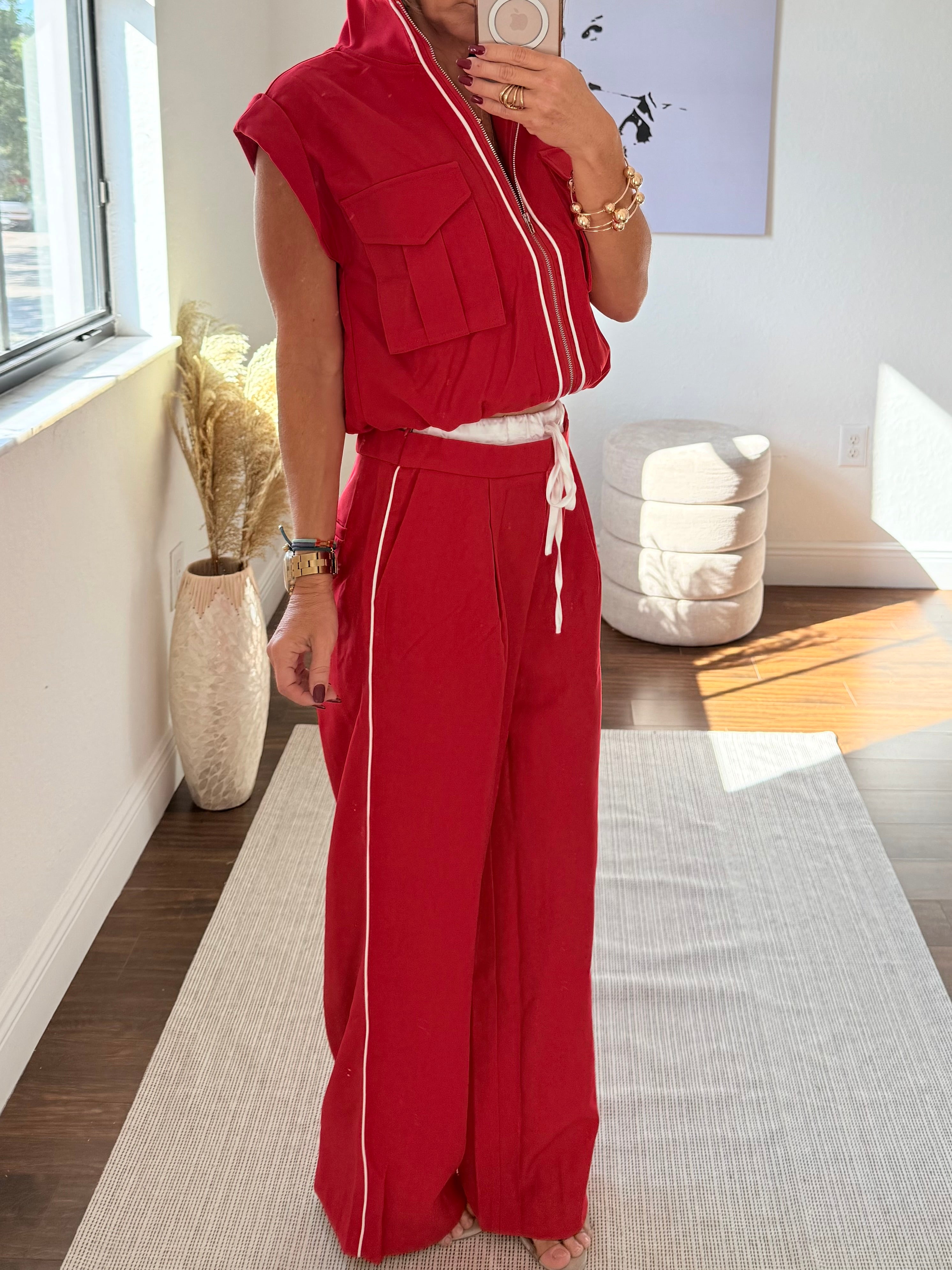 Cozy-Chic Double Waistband Set