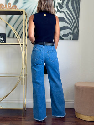 Light blue  Denim Jeans with Embroidery