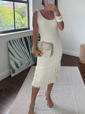 Exotic Midi Dress with Chic Detail