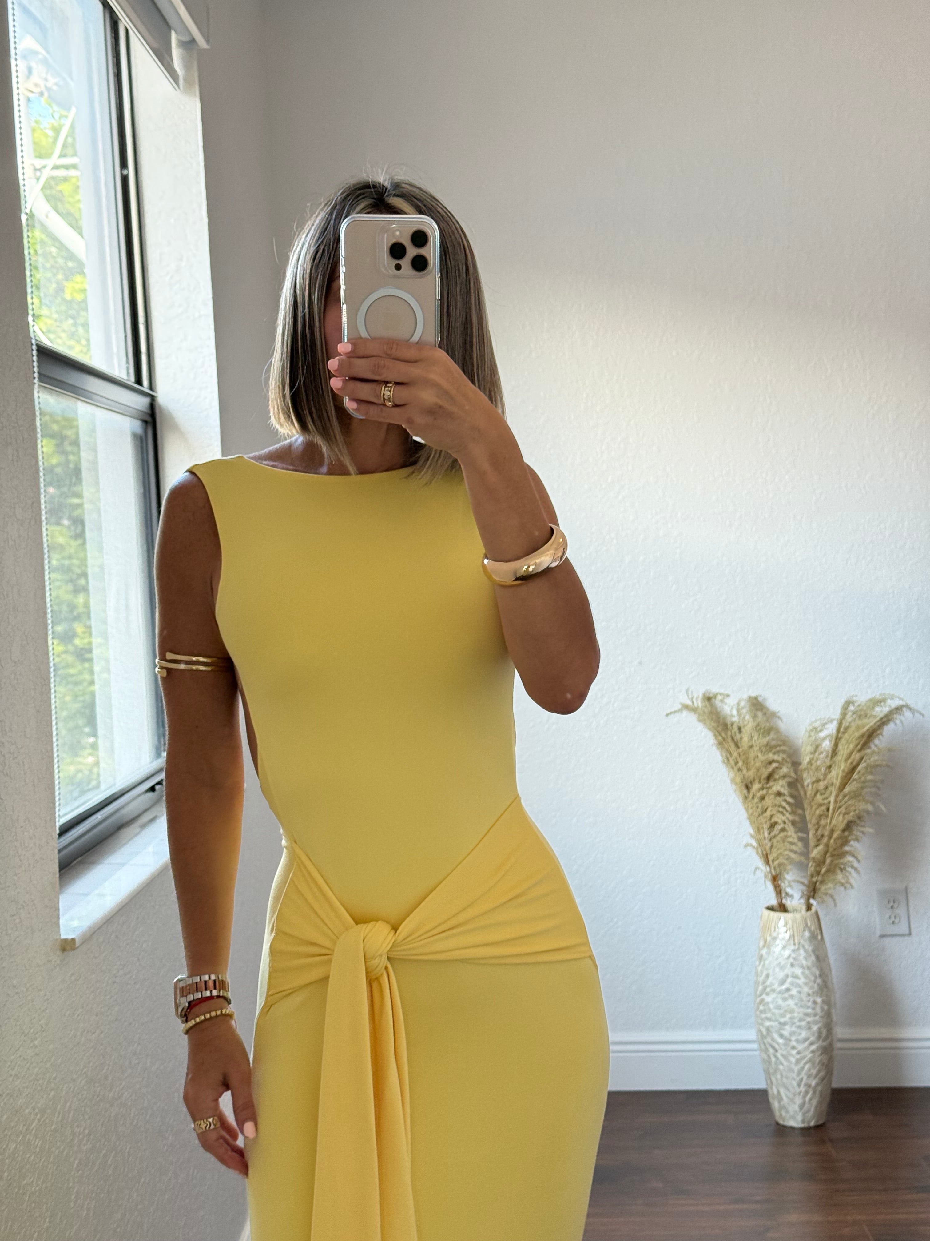 Yellow Maxi Dress – Effortless Comfort & Style