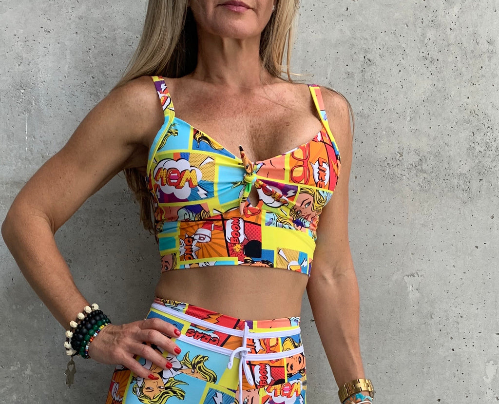 Cartoon bra top