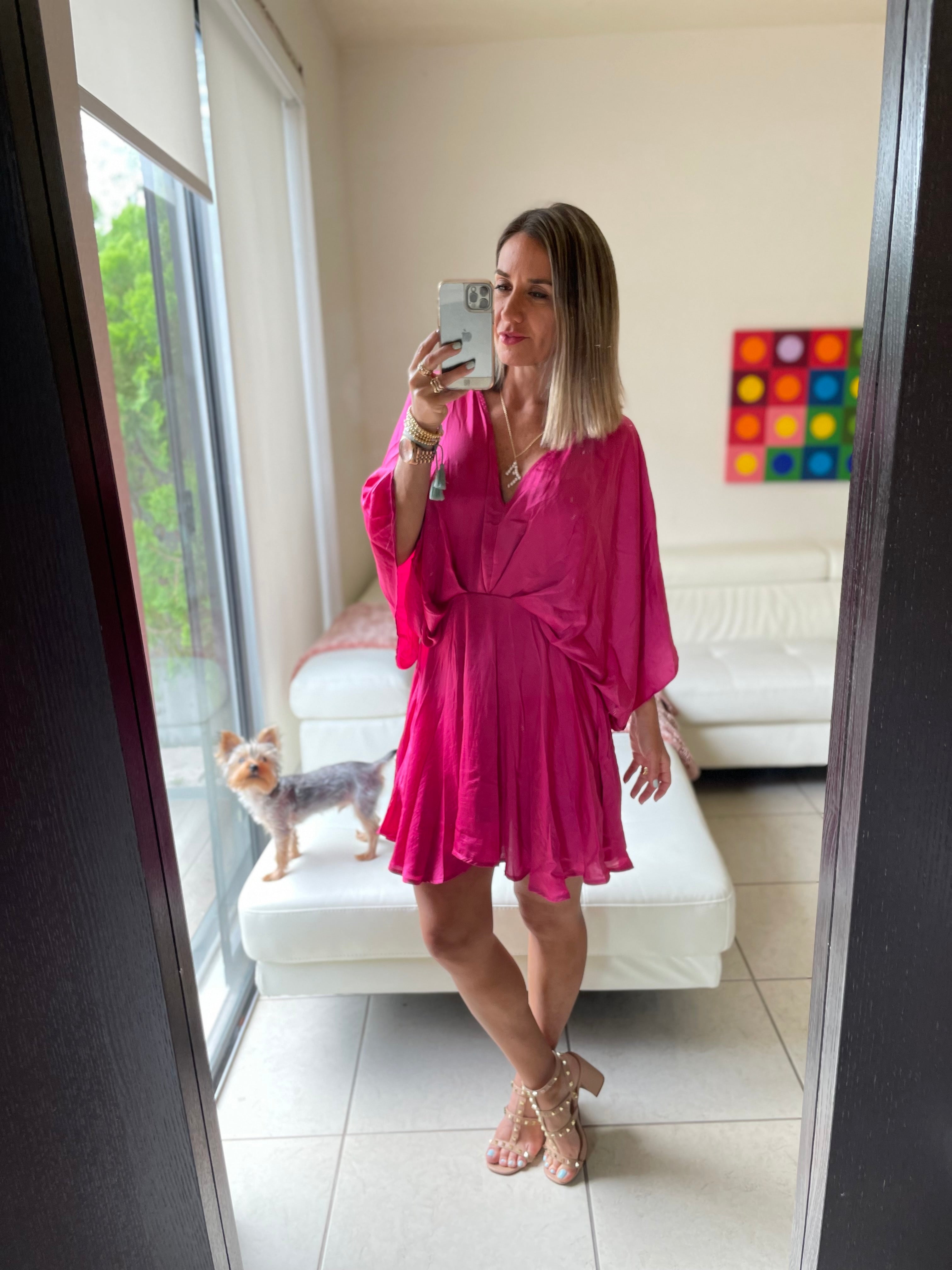 Pink dress